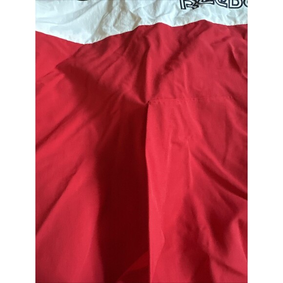 Reebok Men's Retro Colorblocked Quarter-Zip Popover Pullover Sweatshirt Red M - Picture 4 of 5